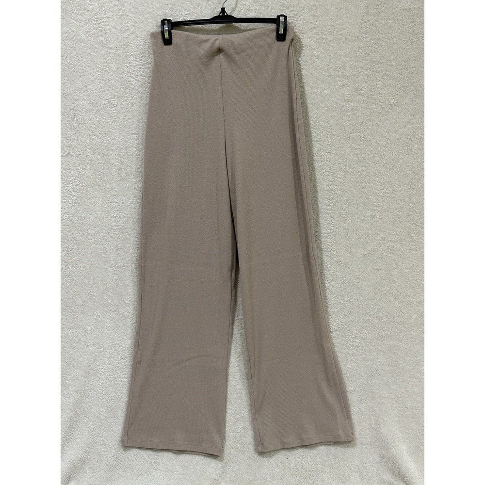ASOS DESIGN‎ Pants Womens Size 8 Beige Wide-Leg Flowy Pull On Minimalist Career